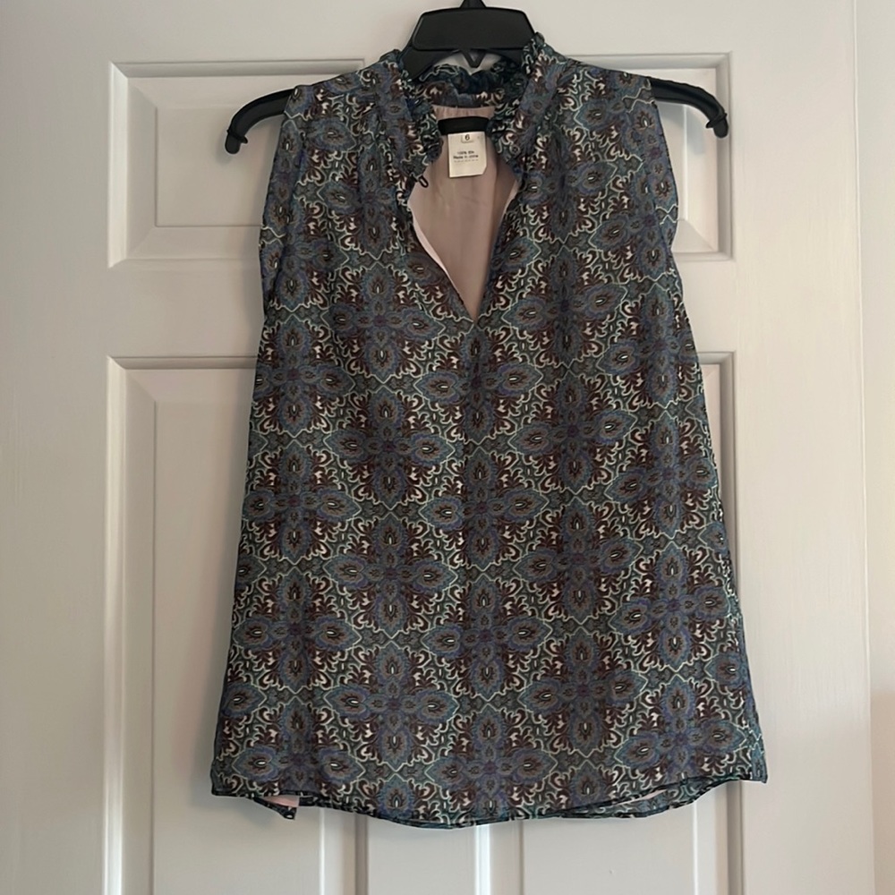 J. Crew 100% Silk Top